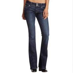 Hudson Beth Low Rise Baby Bootcut Dark Wash Stretch Jean Size 25